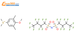 （4-甲氧基-3，5-二甲基苯基）二甲基锍双全氟丁磺酰胺盐结构式图片|2222384-16-7结构式图片