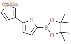 5-(3-呋喃基)噻吩-2-硼酸频哪醇酯结构式图片|2223011-14-9结构式图片