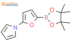 5-(1H-吡咯-1-基)呋喃-2-硼酸频哪醇酯结构式图片|2223031-84-1结构式图片