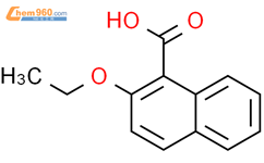 2-乙氧基-1-萘甲酸结构式图片|2224-00-2结构式图片