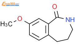 8-甲氧基-2,3,4,5-四氢苯并氮杂卓-1-酮结构式图片|22246-71-5结构式图片
