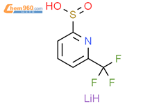 lithium(1+) ion 6-(trifluoromethyl)pyridine-2-sulfinate结构式图片|2225142-51-6结构式图片