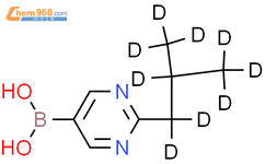 2-(异丁基-d9)-嘧啶-5-硼酸结构式图片|2225170-57-8结构式图片