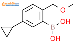 3-环丙基-6-(甲氧基甲基)苯硼酸结构式图片|2225174-12-7结构式图片