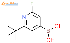 2-氟-6-(叔丁基)吡啶-4-硼酸结构式图片|2225175-67-5结构式图片