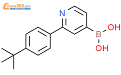 2-(4-叔丁基苯基)吡啶-4-硼酸结构式图片|2225177-05-7结构式图片