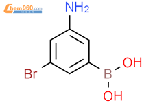 3-氨基-5-溴苯基硼酸