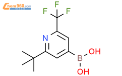 2-(叔丁基)-6-(三氟甲基)吡啶-4-硼酸结构式图片|2225179-66-6结构式图片