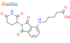 5-[[2-(2,6-二氧代哌啶-3-基)-1,3-二氧代异吲哚-4-基]氨基]戊酸结构式图片|2225940-48-5结构式图片