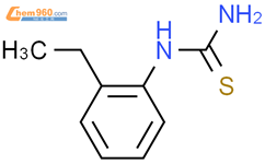 1-(邻乙基苯基)-2-硫脲结构式图片|22265-77-6结构式图片