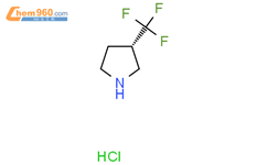 (S)-3-Trifluoromethyl-pyrrolidine hydrochloride结构式图片|2227198-24-3结构式图片