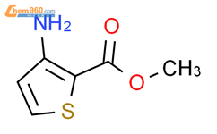 3-氨基噻吩-2-羧酸甲酯结构式图片|22288-78-4结构式图片