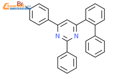 4-​[1,​1'-​联苯]​-​2-​基-​6-​(4-​溴苯基)​-​2-​苯基-嘧啶结构式图片|2231617-92-6结构式图片