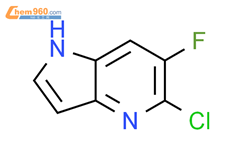 5-chloro-6-fluoro-1H-pyrrolo[3,2-b]pyridine结构式图片|2231673-18-8结构式图片