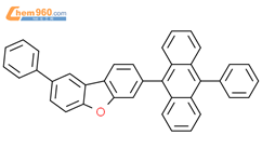 2-苯基-7-(10-苯基-9-蒽基)-二苯并呋喃结构式图片|2233598-88-2结构式图片
