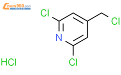 Pyridine, 2,6-dichloro-4-(chloromethyl)-, hydrochloride结构式图片|223407-50-9结构式图片