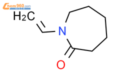 N-乙烯基己内酰胺结构式图片|2235-00-9结构式图片