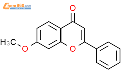 7-甲氧基黄酮结构式图片|22395-22-8结构式图片