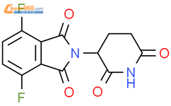 2-(2,6-二氧哌啶-3-基)-4,7-二氟异吲哚啉-1,3-二酮结构式图片|2241583-38-8结构式图片