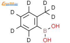 B-[6-(甲基-d3)苯基-2,3,4,5-d4]硼酸结构式图片|2241866-96-4结构式图片