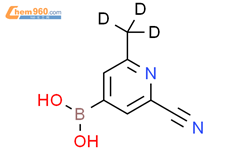 (2-氰基-6-(甲基-d3)吡啶-4-基)硼酸