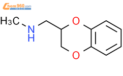 (2,3-二氢-苯并[1,4]二氧杂芑-2-基甲基)-甲基-胺结构式图片|2242-31-1结构式图片