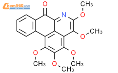 1,​2,​3,​4,​5-​五甲氧基-7H-​二苯并[de,​g]​喹啉-​7-​酮结构式图片|2245014-87-1结构式图片