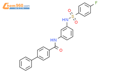 N-[3-[(4-fluorophenyl)sulfonylamino]phenyl]-4-phenylbenzamide结构式图片|2249106-01-0结构式图片
