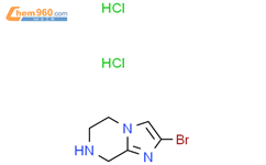 2-BROMO-5,6,7,8-TETRAHYDROIMIDAZO[1,2-A]PYRAZINE 2HCL结构式图片|2250242-00-1结构式图片
