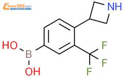 (4-(氮杂啶-3-基)-3-(三氟甲基)苯基)硼酸结构式图片|2256708-85-5结构式图片