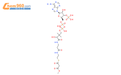 3-[2-[3-[[（2R）-4-[[[（2R，3S，4R，5R）-5-（6-氨基嘌呤-9-基）-4-羟基-3-膦酰氧代烷-2-基]甲氧基羟基磷酰基]氧基羟基磷酸基]氧基-2-羟基-3,3-二甲基丁酰基]氨基]丙酰基氨基]乙基磺酰基]-3-氧代丙酸甲酯结构式图片|22620-23-1结构式图片