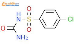 对氯苯磺酰脲结构式图片|22663-37-2结构式图片