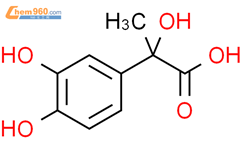 2-(3,4-二羟基苯基)乳酸结构式图片|22681-72-7结构式图片