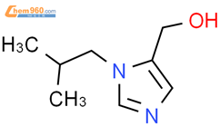 (1-异丁基-1H-咪唑-5-基)甲醇结构式图片|226930-88-7结构式图片
