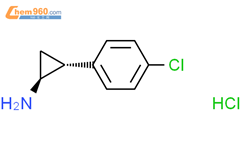 (1R,2S)-2-(4-氯苯基)-环丙胺 盐酸盐结构式图片|2271308-21-3结构式图片