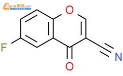 6-氟色酮-3-腈结构式图片|227202-21-3结构式图片