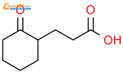 3-(2-氧代-环己基)-丙酸结构式图片|2275-26-5结构式图片