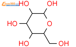 D-无水葡萄糖结构式图片|2280-44-6结构式图片