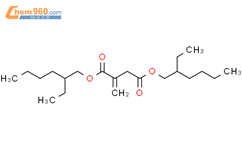衣康酸二(2-乙基己基)酯结构式图片|2287-83-4结构式图片