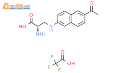 3-[(6-Acetyl-2-naphthalenyl)amino]-L-alanine, monotrifluoroacetate salt结构式图片|2287346-69-2结构式图片
