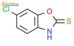 6-氯-2-巯基苯并恶唑结构式图片|22876-20-6结构式图片