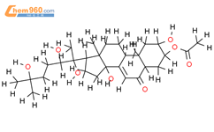 3-乙酰基-b-蜕皮甾酮结构式图片|22961-68-8结构式图片