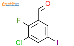 3-Chloro-2-fluoro-5-iodobenzaldehyde结构式图片|2304494-65-1结构式图片