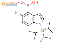{5-Fluoro-1-[tris(propan-2-yl)silyl]-1H-indol-4-yl}boronic acid结构式图片|2304635-01-4结构式图片