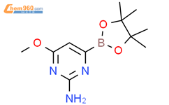 4-甲氧基-6-（4,4,5,5-四甲基-1,3,2-二氧杂硼烷-2-基）-2-嘧啶胺结构式图片|2304635-50-3结构式图片