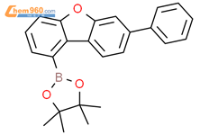 7-苯基-1-(4,4,5,5-四甲基-1,3,2-二氧硼烷-2-基)-二苯并呋喃结构式图片|2305349-59-9结构式图片