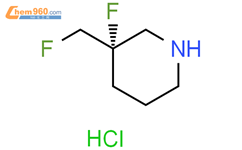 (3S)-3-fluoro-3-(fluoromethyl)piperidine;hydrochloride结构式图片|2306254-99-7结构式图片