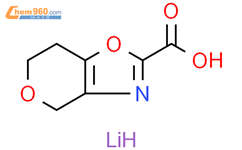 6,7-dihydro-4H-pyrano[3,4-d]oxazole-2-carboxylic acid;lithium salt结构式图片|2306263-59-0结构式图片