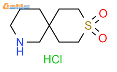 9-Thia-2-azaspiro[5.5]undecane, 9,9-dioxide, hydrochloride (1:1)结构式图片|2306271-04-3结构式图片