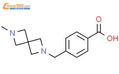 4-[(6-methyl-2,6-diazaspiro[3.3]heptan-2-yl)methyl]benzoic acid结构式图片|2306272-56-8结构式图片